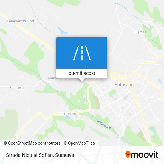Hartă Strada Niculai Sofian