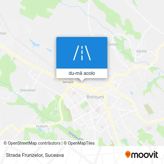 Hartă Strada Frunzelor