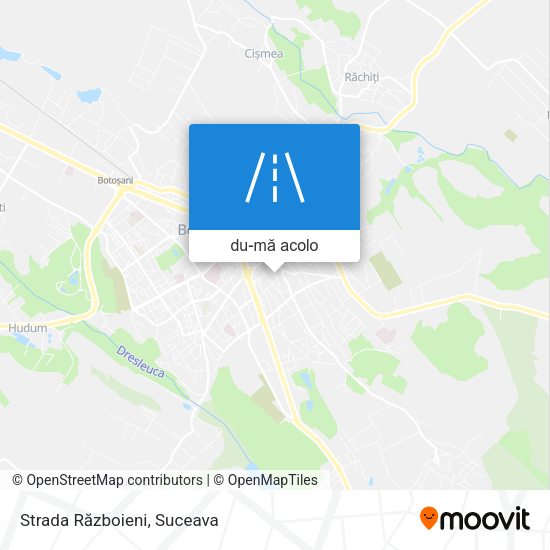Hartă Strada Războieni