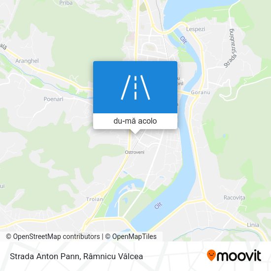 Hartă Strada Anton Pann