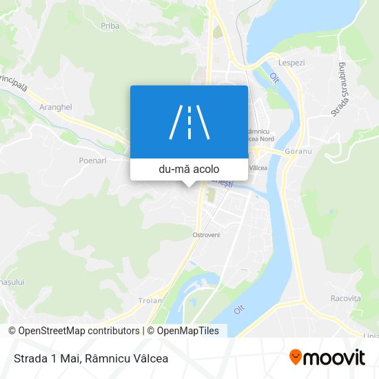 Hartă Strada 1 Mai