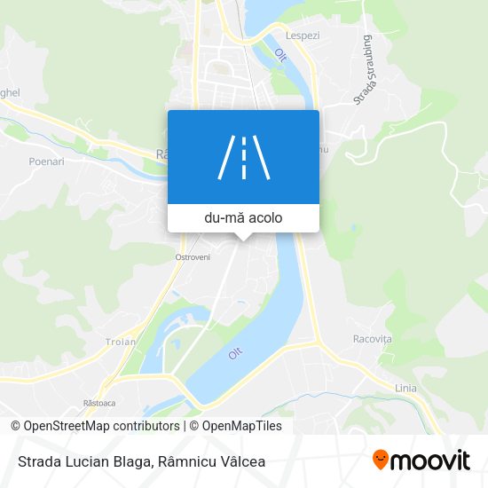 Hartă Strada Lucian Blaga
