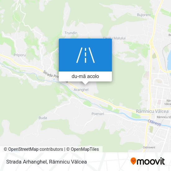 Hartă Strada Arhanghel