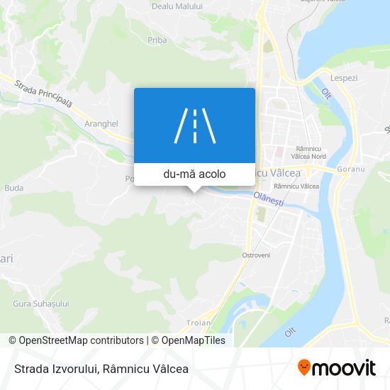 Hartă Strada Izvorului