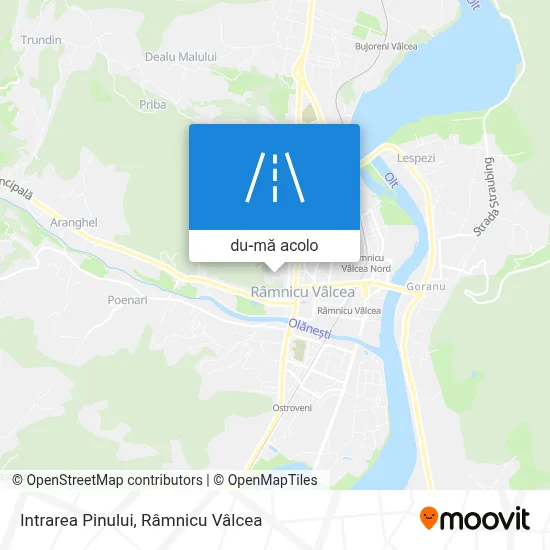 Hartă Intrarea Pinului