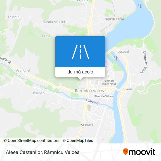 Hartă Aleea Castanilor
