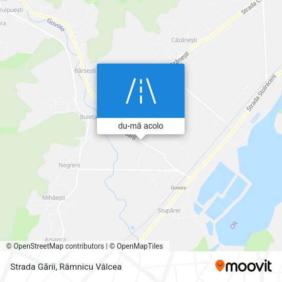 Hartă Strada Gării