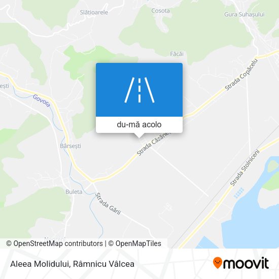 Hartă Aleea Molidului
