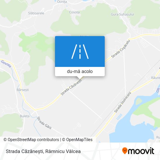 Hartă Strada Căzănești
