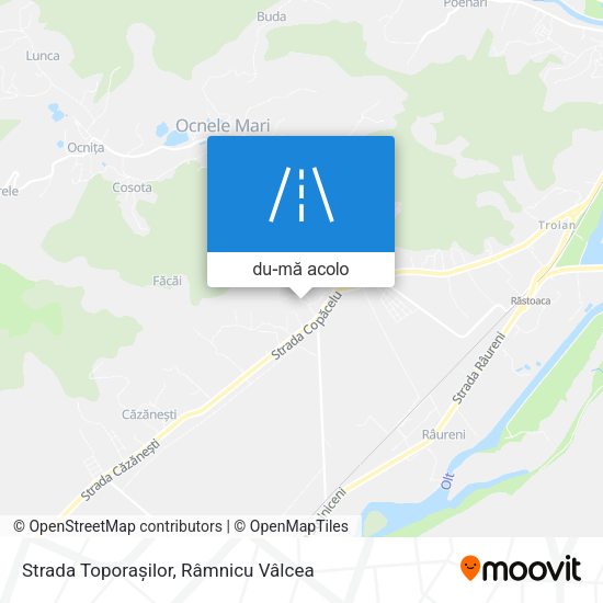 Hartă Strada Toporașilor