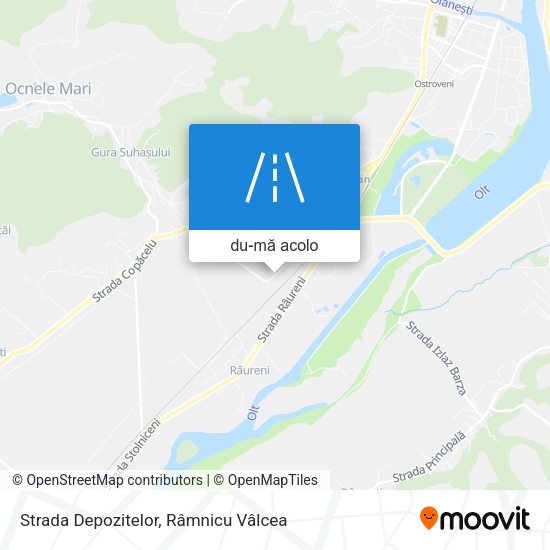 Hartă Strada Depozitelor