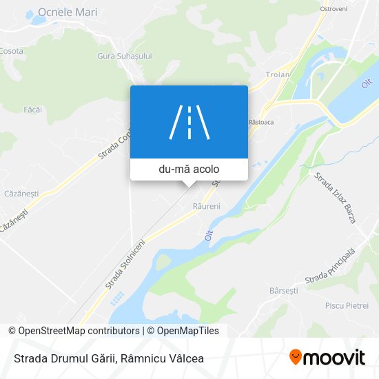 Hartă Strada Drumul Gării