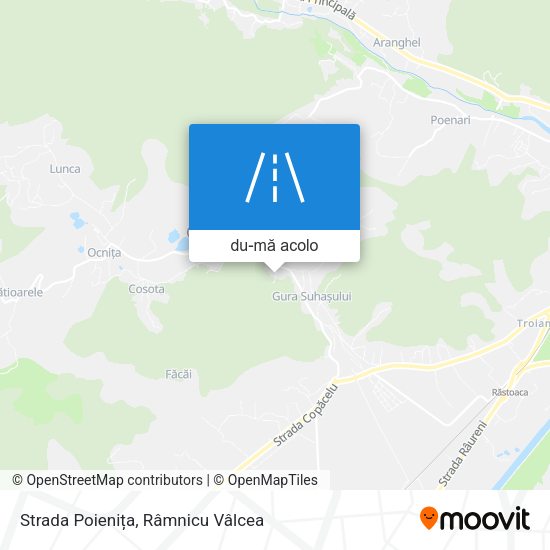 Hartă Strada Poienița