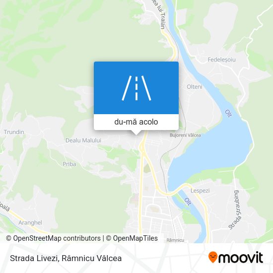 Hartă Strada Livezi