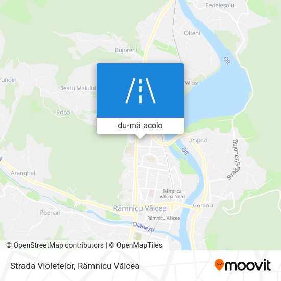 Hartă Strada Violetelor