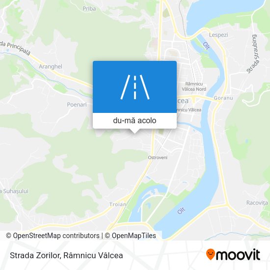 Hartă Strada Zorilor