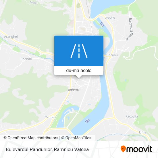Hartă Bulevardul Pandurilor
