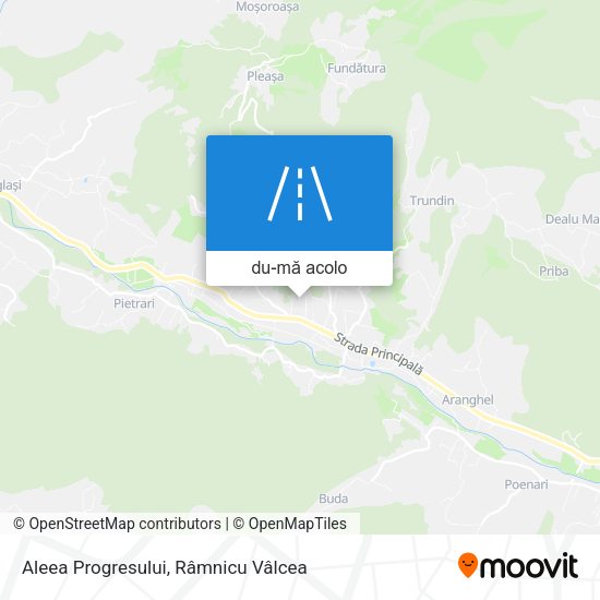 Hartă Aleea Progresului