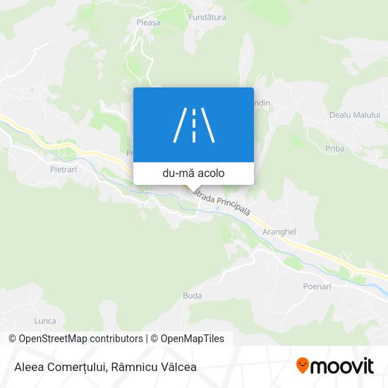 Hartă Aleea Comerțului