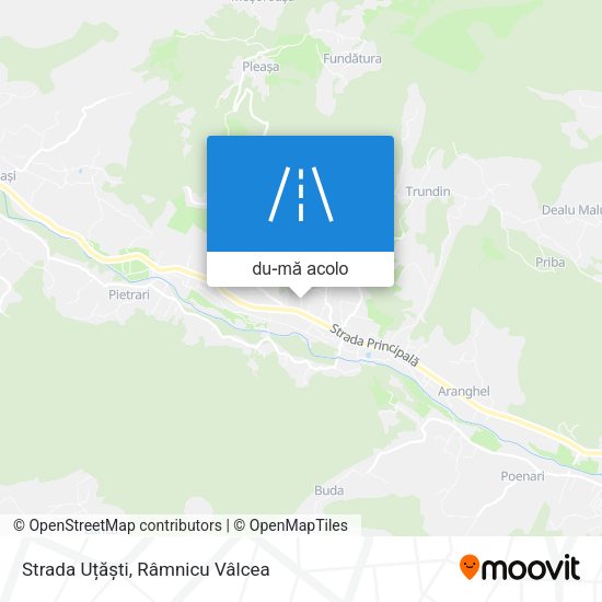 Hartă Strada Uțăști