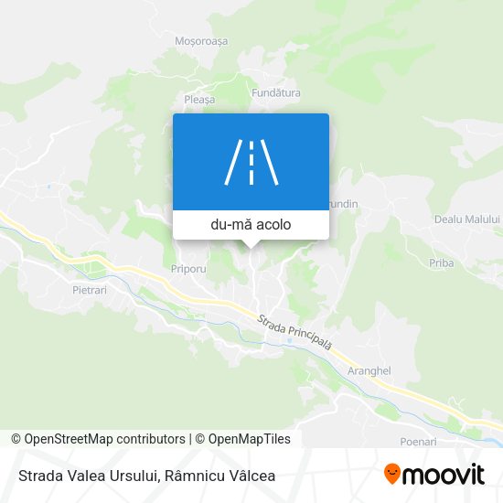 Hartă Strada Valea Ursului