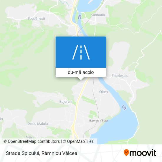 Hartă Strada Spicului