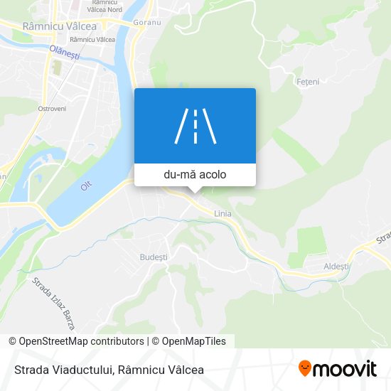 Hartă Strada Viaductului