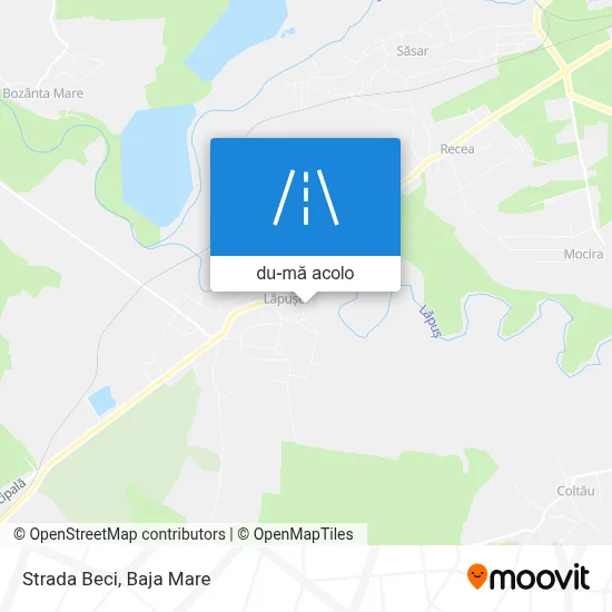 Hartă Strada Beci