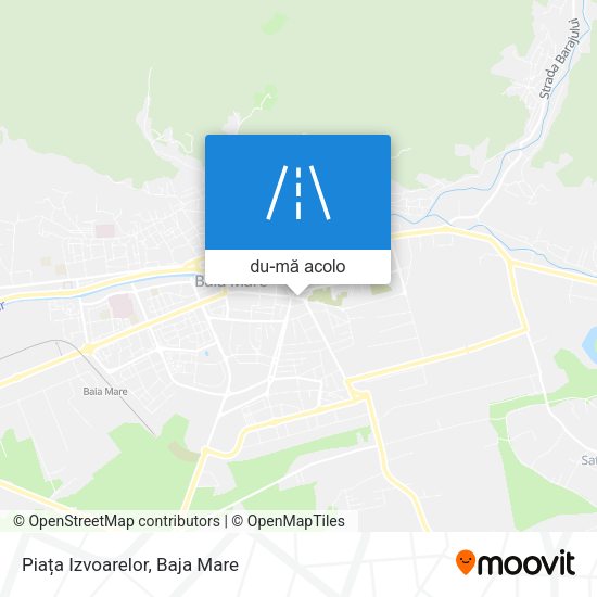 Hartă Piața Izvoarelor