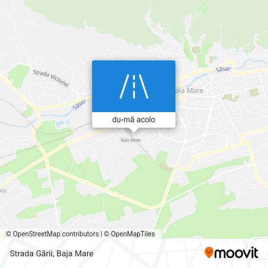 Hartă Strada Gării