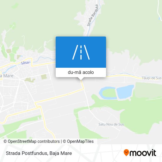 Hartă Strada Postfundus