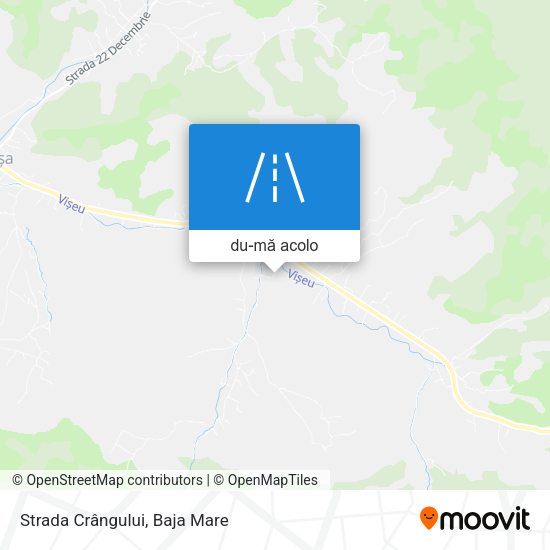 Hartă Strada Crângului