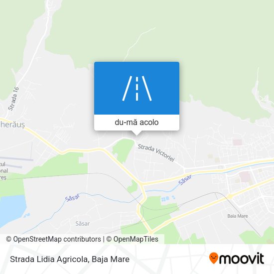 Hartă Strada Lidia Agricola