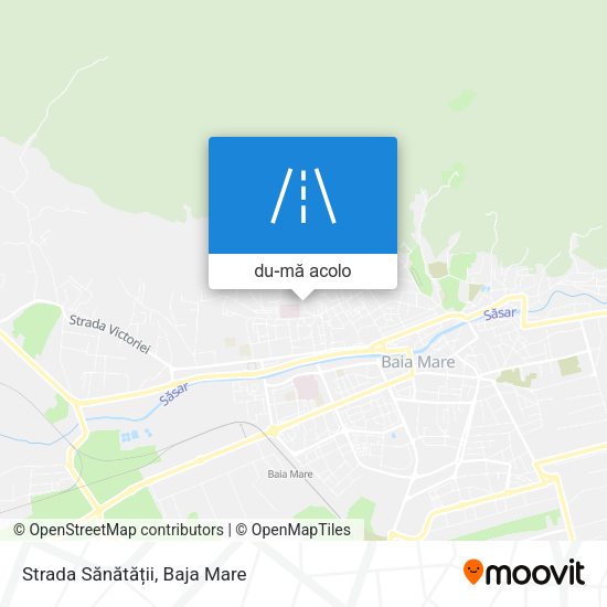 Hartă Strada Sănătății