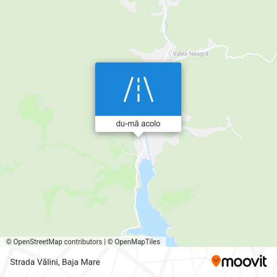 Hartă Strada Vălini