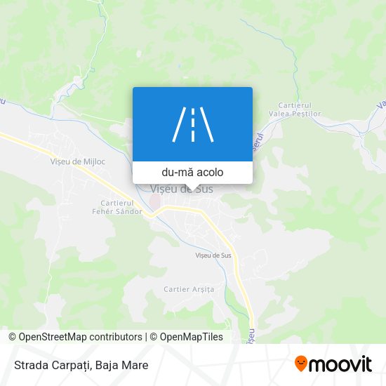 Hartă Strada Carpați