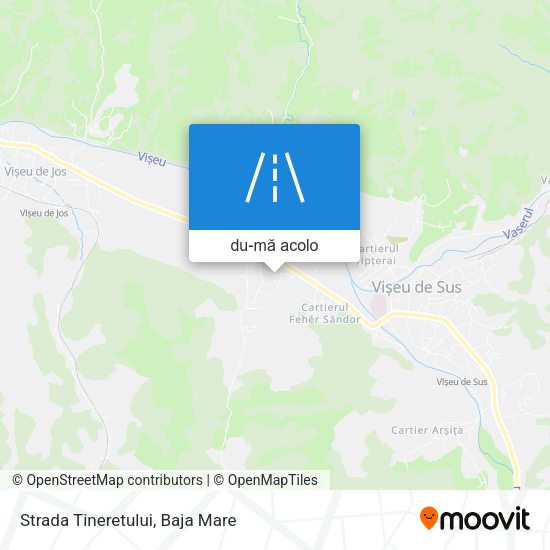 Hartă Strada Tineretului