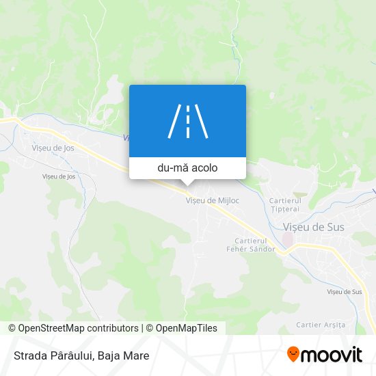 Hartă Strada Pârâului