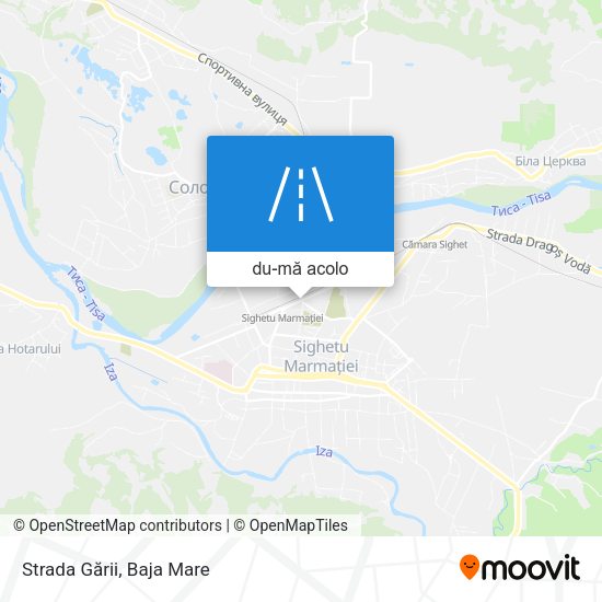 Hartă Strada Gării