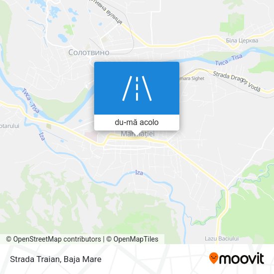 Hartă Strada Traian