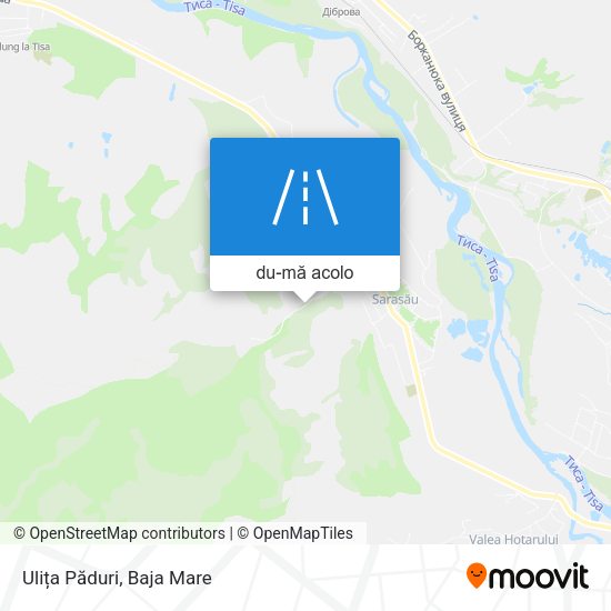 Hartă Ulița Păduri