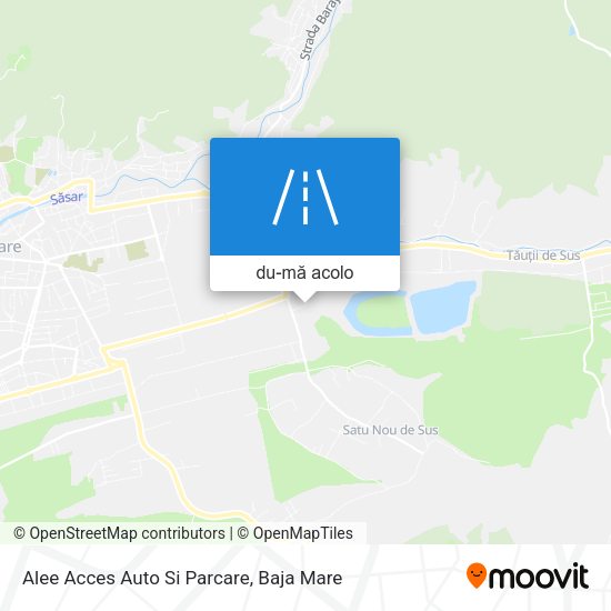 Hartă Alee Acces Auto Si Parcare