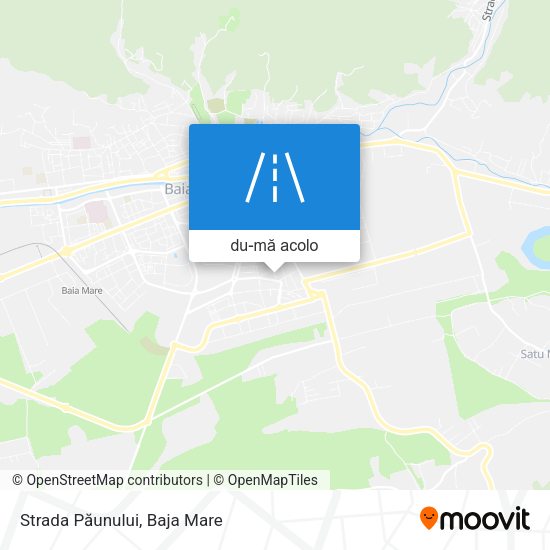 Hartă Strada Păunului