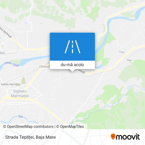 Hartă Strada Tepliței
