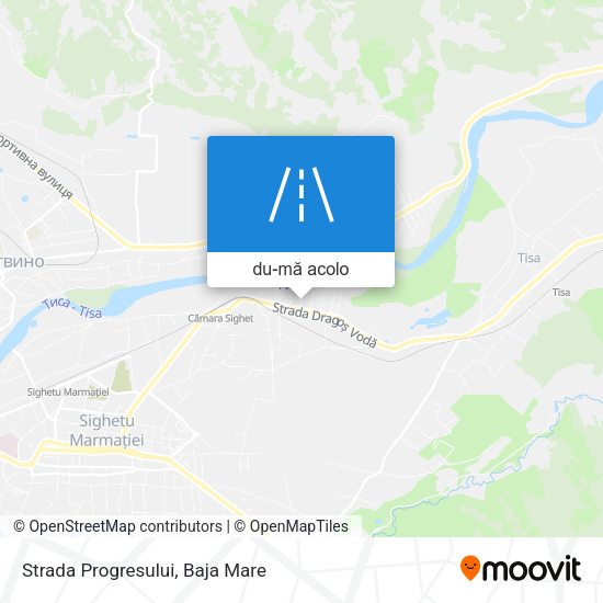 Hartă Strada Progresului
