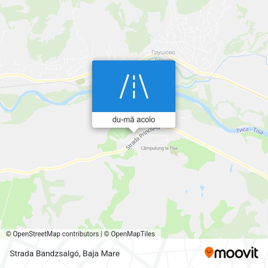 Hartă Strada Bandzsalgó