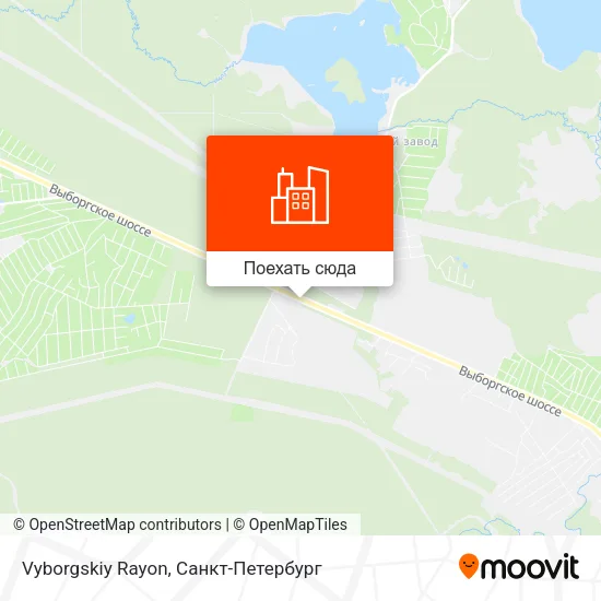Карта Vyborgskiy Rayon