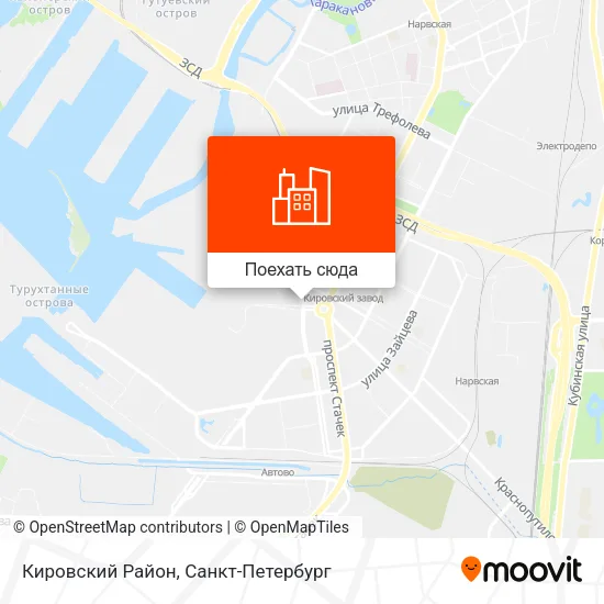 Карта Кировский Район