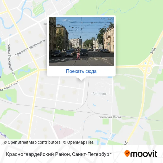 Карта Красногвардейский Район