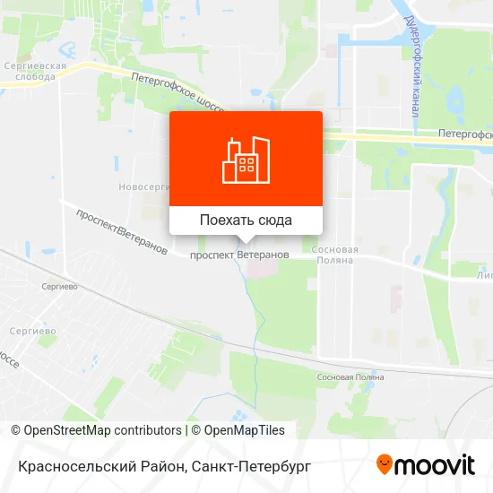 Карта Красносельский Район